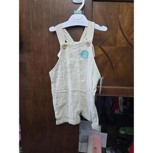 12m brand new shorts overalls from little planet.By carters item 787